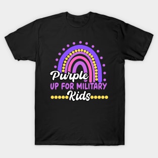 Month Of The Military Child - Purple Up For Military kids T-Shirt